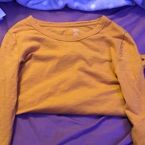 Yellow long sleeve shirt from gap!